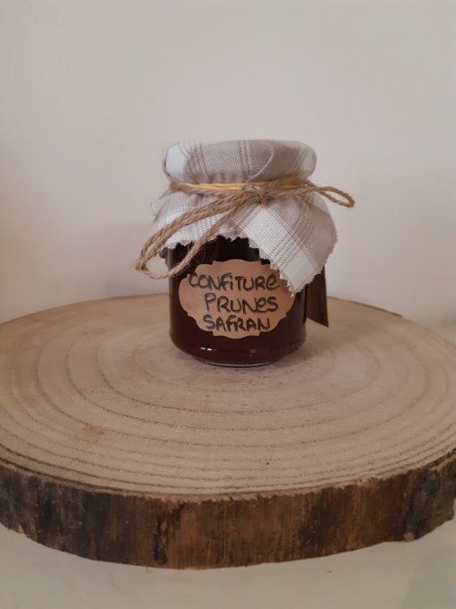 Confiture Prunes Safran