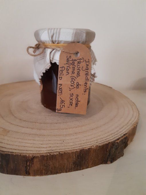 Confiture Prunes Safran