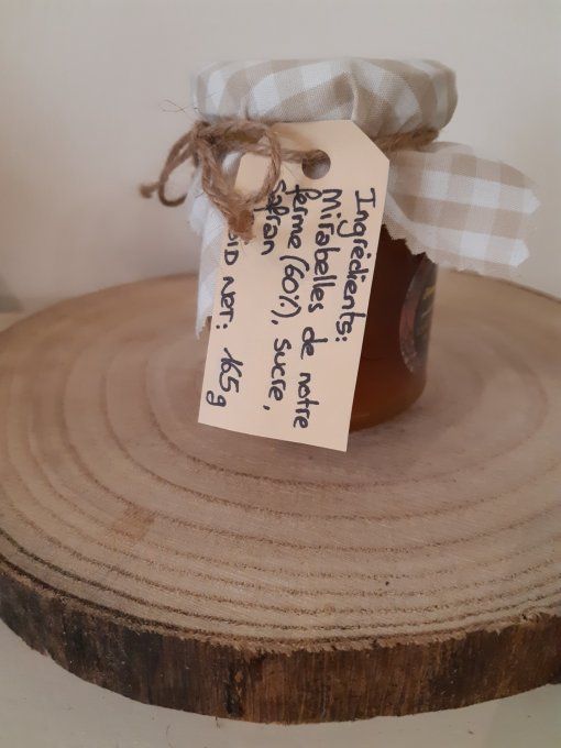 Confiture Mirabelles Safran