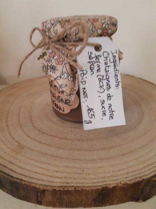 Confiture Châtaigne Safran