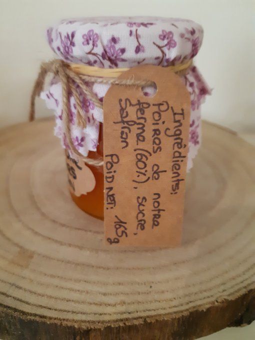 Confiture Poires Safran