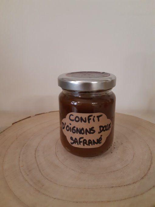 confit d' oignons doux safrané