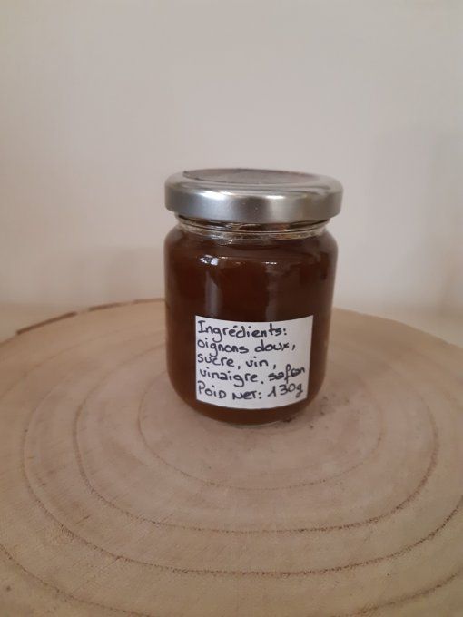 confit d' oignons doux safrané