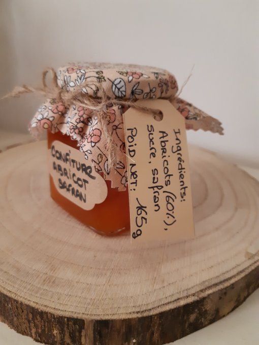 Confiture abricot safran