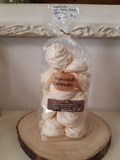 Meringues safranées