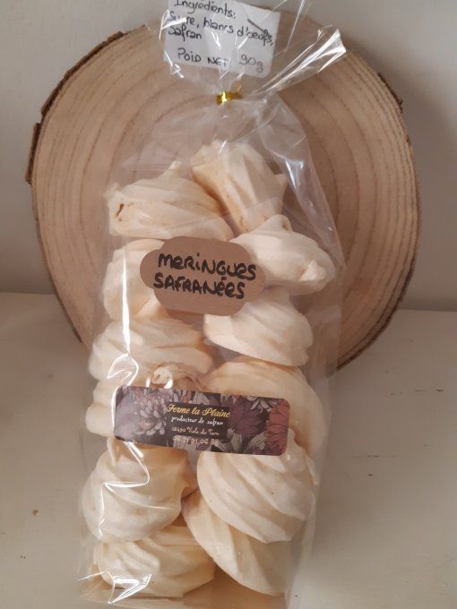 Meringues safranées