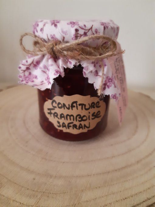 Confiture framboise safran